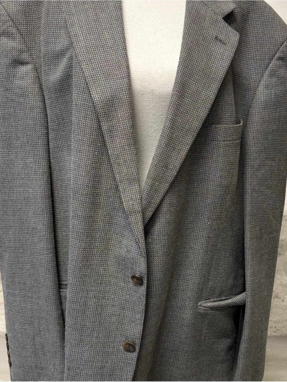 🧥 Oscar de la Renta Blazer – 50L – Silk & Wool Sport Coat – Luxury Menswear 🧥